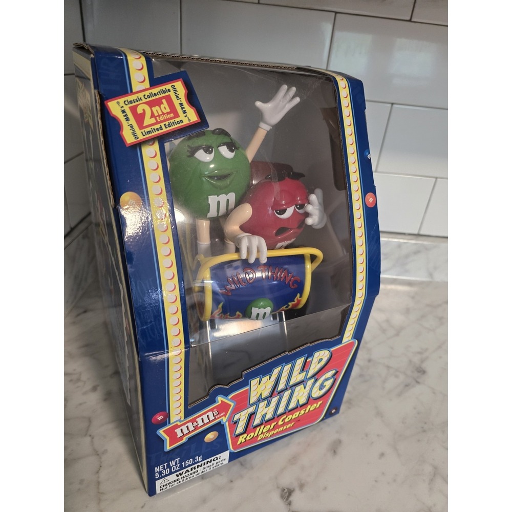 M&M's "Wild Thing" Roller Coaster Candy Dispenser Limited Edition